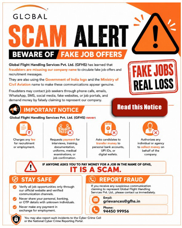 Scam Alert - Beware of Fake Job Offers